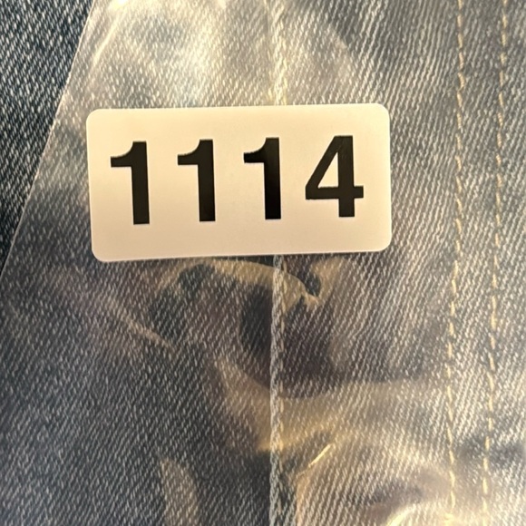 Refuge Denim overalls women’s size 4 button front lightly distressed adjustable - Picture 15 of 15